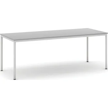Jídelní stůl Jídelní stůl, 200x80 cm, šedá podnož, šedá