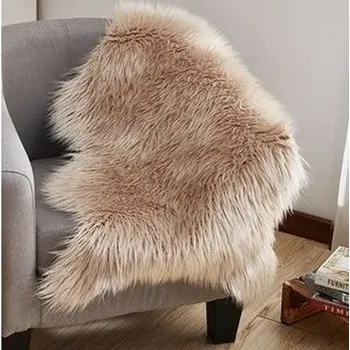 Koberec Tempo Kondela Umělá kožešina béžová, 60 x 90 cm