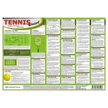 Tennis - Einzel, Infotafel - Schulze, Michael