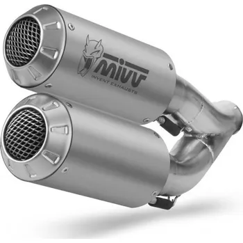 Motodíl 2 koncovky výfuku MIVV MK3 KT.022.LM3X Nerez