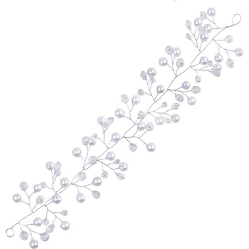 Čelenka Vlasová čelenka s perlami a korálky 8000926