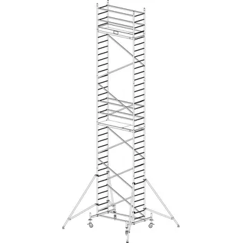 Lešení KRAUSE Hliníkové pojízdné lešení ProTec 10,3 m