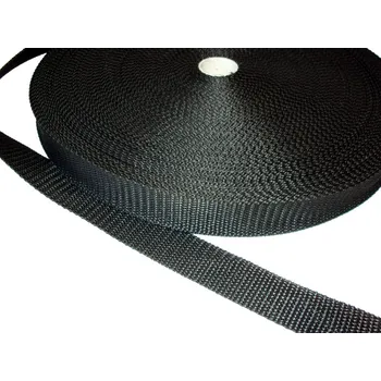 Upínací popruh Popruh 25mm černý