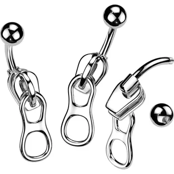 Piercing Piercing do pupíku - zip