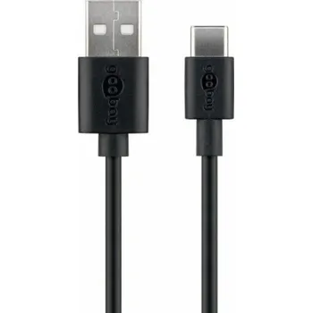 Datový kabel Goobay USB-A - USB-C USB kabel 3 m černý (59124)
