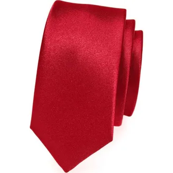 Kravata Úzká Kravata Avantgard - červená 571-9005-0