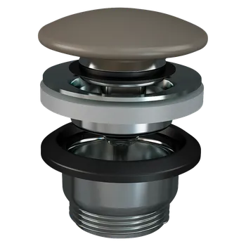 Sifon RAK Ceramics Feeling Umyvadlová výpusť, G5/4", keramika, kov, plast, guma, hnědá DUO000514A