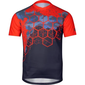 cyklistický dres Etape Dirt modrý/oranžový