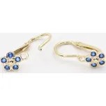 Dětské zlaté náušnice kytičky