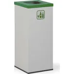 Alfa 3 Koš na tříděný odpad 50 L, bez vnitřní nádoby, šedý/zelený