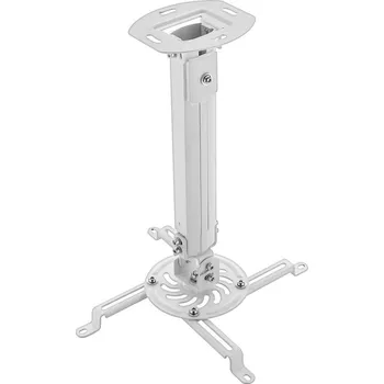 Držák na projektor Stropní držák na větší projektor do 13,5kg, 38-58cm, bílý