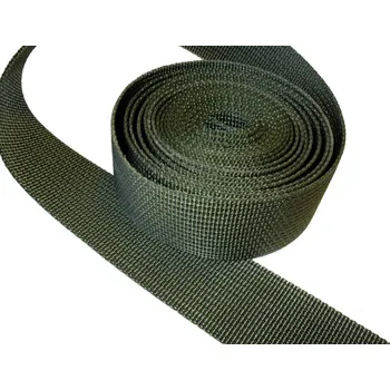 Upínací popruh Popruh 40mm zelený (pevně tkaný)