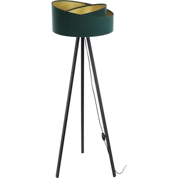 Lampička Stojací lampa GALAXY 1xE27/60W/230V zelená/wenge