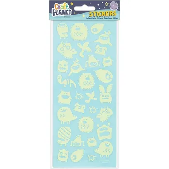 samolepka WEST DESIGN Samolepky svítící ve tmě - Příšerky