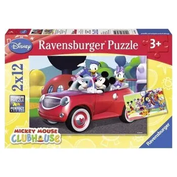 Puzzle RAVENSBURGER Puzzle Mickey Mouse s přáteli 2x12 dílků