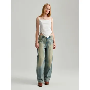 Dámské džíny Džíny baggy - 36 - House - modrý - 808BL-55J