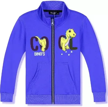 Chlapecká mikina Chlapecká mikina Kugo FM0260 tyrkysová