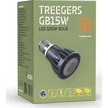 Žárovka Treegers GB15W LED Grow Bulb - 2.2 μmol/J