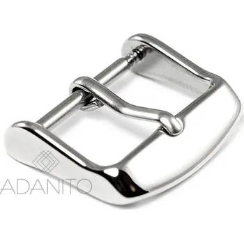 Řemínek na hodinky Stříbrná ocelová přezka