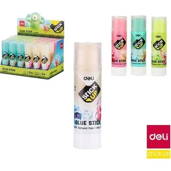 Kancelářské lepidlo Lepidlo BUMPEES 21g tuhé gelové DELI EA20900