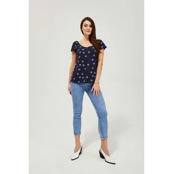 Dámské džíny Moodo Skinny 7/8 L-JE-3421 modré