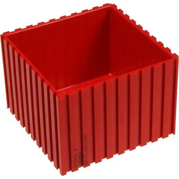 Plastová krabička na nářadí 70-100x100 mm, červená