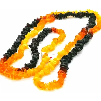 Náhrdelník Jantarový náhrdelník 120 cm – exkluzivní ručně vyráběný šperk z pravého jantaru