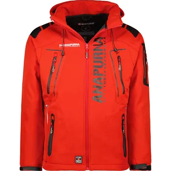 Pánská softshellová bunda ANAPURNA bunda pánská TESSAIE MEN softshell S červená