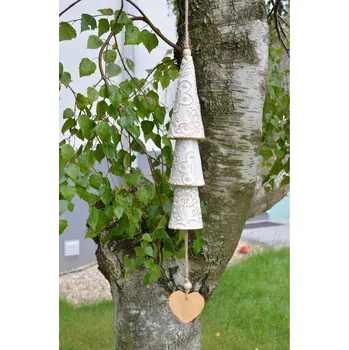 Keramická zvonkohra Barva: Bílá