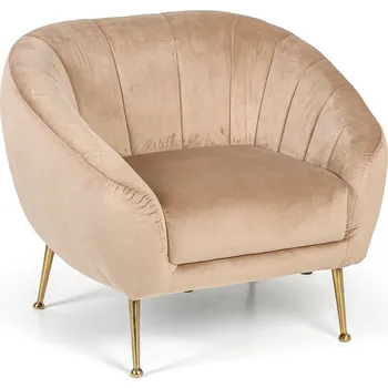 Křeslo Semišové křeslo MARLENE, béžové