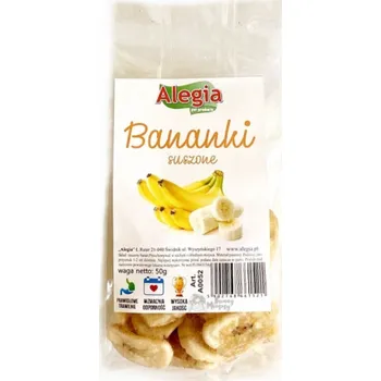 Krmivo pro hlodavce ALEGIA Dried bananas - lahůdka pro hlodavce a králíky - 60g