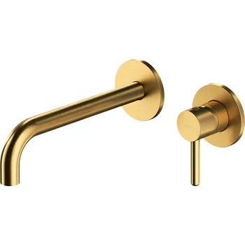 Vodovodní baterie Omnires Y umyvadlová baterie pod omítku zlatá Y1215HLGLB