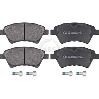 Brzdová destička Sada brzdových destiček, kotoučová brzda A.B.S. 37397