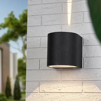 Venkovní osvětlení Albert Leuchten Nástěnný reflektor Lenis úzký široký černý černá 2 x 6,7 W LED - Doprava zdarma