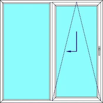 Okno Sklopně posuvné dveře 170x190 PATIO (PSK) Fix v rámu Aluplast Ideal 4000 BARVA PROFILU: Bílá - Bílá