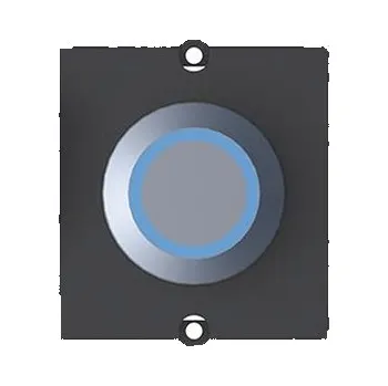 BACHMANN Modul 37x40 - tlačítko, modré posvícení (917.047) - 19.07.0781