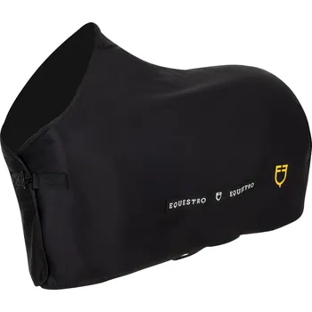 Deka pro koně EQUESTRO Deka stájová Hamburg Spring Equestro, černá Délka zad: 155 cm