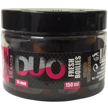 Boilies LK Baits DUO X-Tra Fresh Boilies Sea Food-Compot NHDC 14mm 150ml