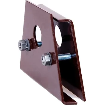 Držák trubkového zachytávače falcované klik krytiny - jednotrubkový Červená 3011