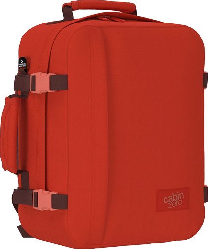CabinZero Classic 28L barva: Tomato Festival