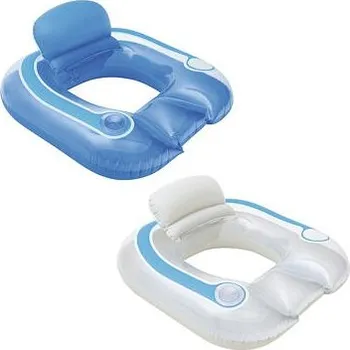 Bestway Nafukovací křeslo, modrá a bílá, 1,02x94cm