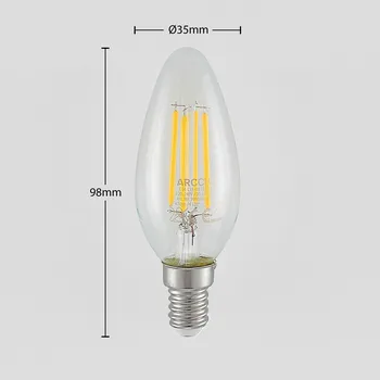 Lampička Arcchio LED žárovka filament 4W 2700K 3stupňový stmívač