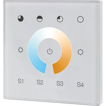 Lampička The Light Group SLC Nástěnný stmívač/laditelný bílý DALI DT8 bílá - Doprava zdarma