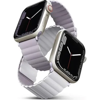 Řemínek na hodinky UNIQ Revix oboustranný řemínek pro Apple Watch 41/40/38mm Lilac (fialový/bílý)
