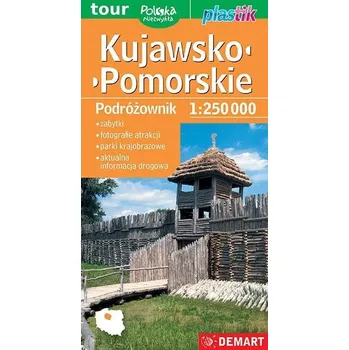 Kujawsko-pomorskie podróżownik Mapa turystyczna plastik