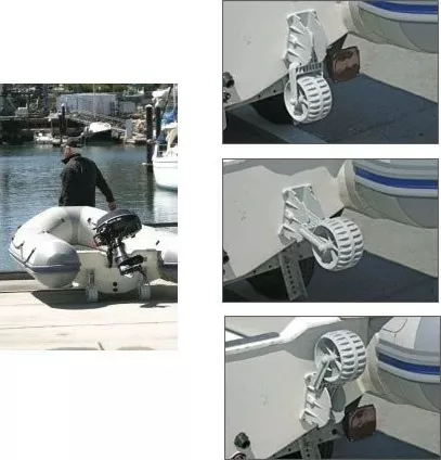 BOAT007 Kolečka k nafukovacím člunům
