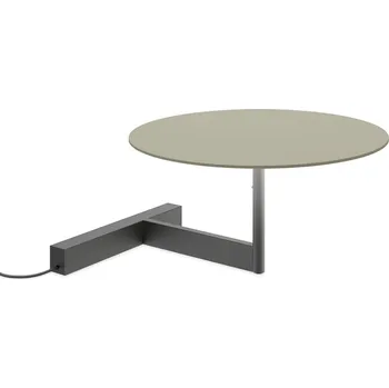 Lampička Vibia Flat LED stolní lampa výška 16 cm zelená L1 - kabel 200 cm zelená, černá LED celkem 7 W - Doprava zdarma