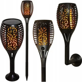 Venkovní osvětlení VOLTRONIC Sada solárních lamp 51 LED, 4 ks