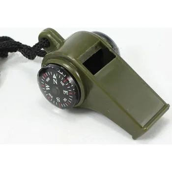 Vybavení pro přežití Origin Outdoors 3 v 1 píšťalka pro přežití Olive