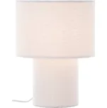 Brilliant Stolní lampa Teddy, bílá, výška 30 cm, látka/kov 1x 40 W - Doprava zdarma